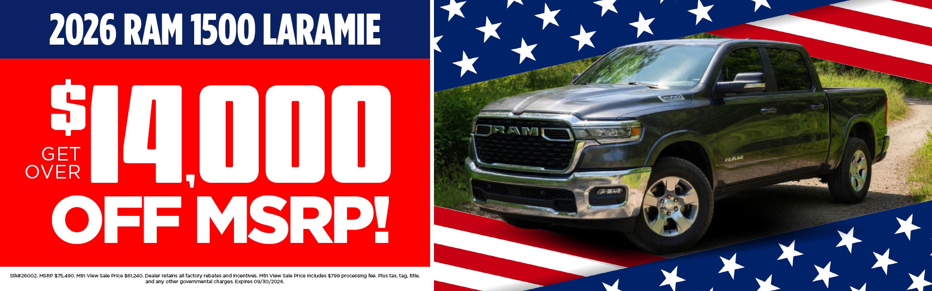 2026 RAM 1500 LARAMIE