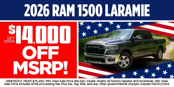 2026 RAM 1500 LARAMIE