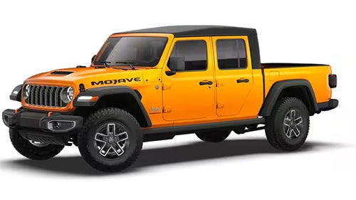 Yellow Jeep Gladiator